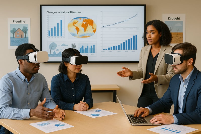 hospital staff using immersive VR tools for crisis simulation