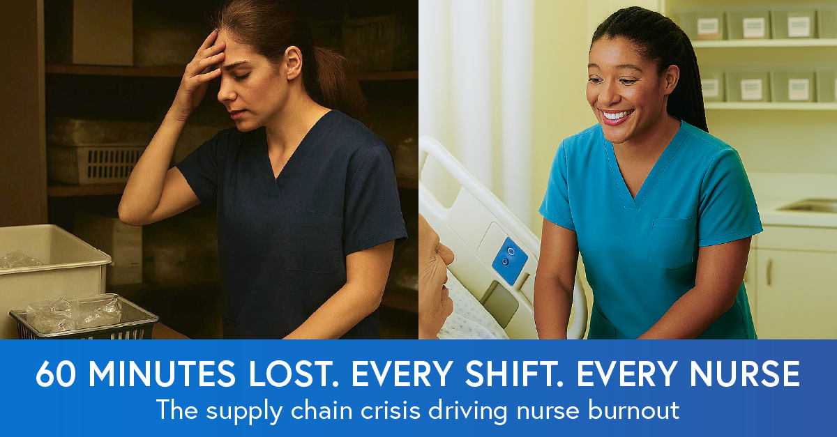60 minutes lost. Every shift. Every nurse